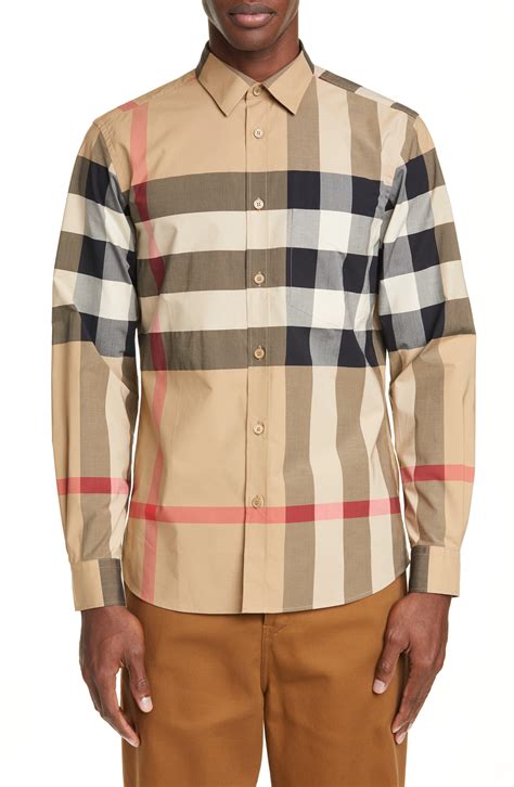 burberry button up cheap|burberry button down men's.